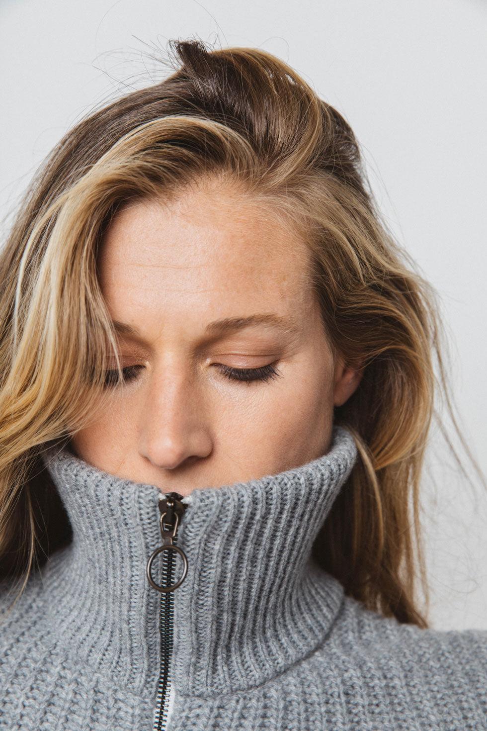 Gray Ugolin sweater by BALZAC PARIS