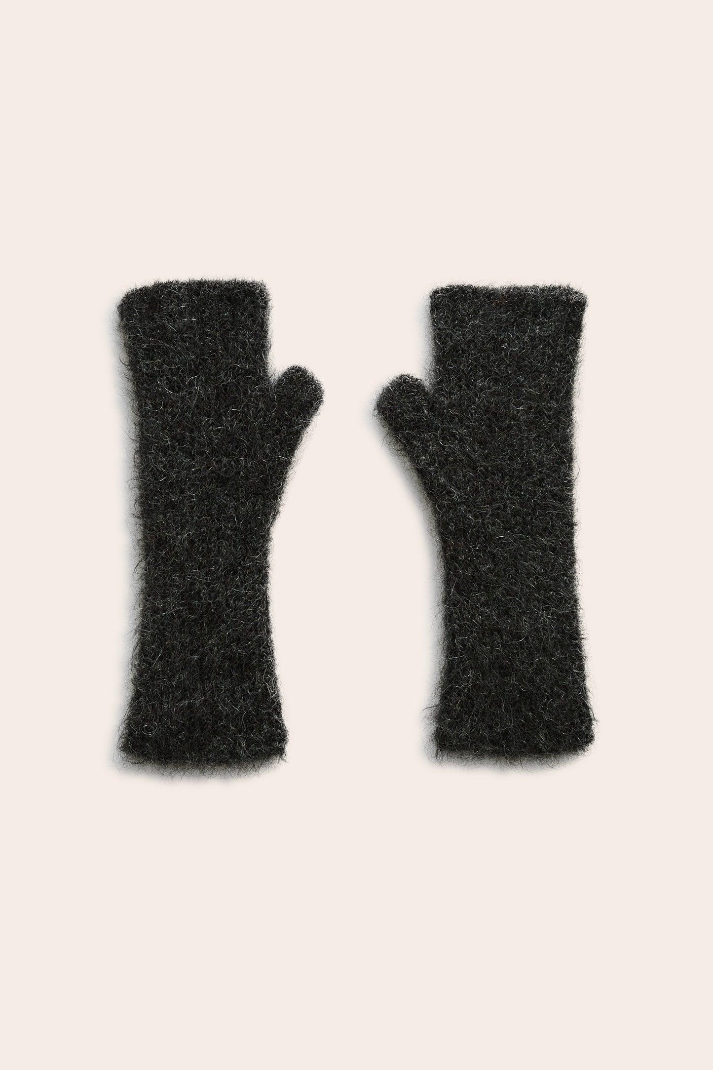 Grey Dimitri Mittens by BALZAC PARIS