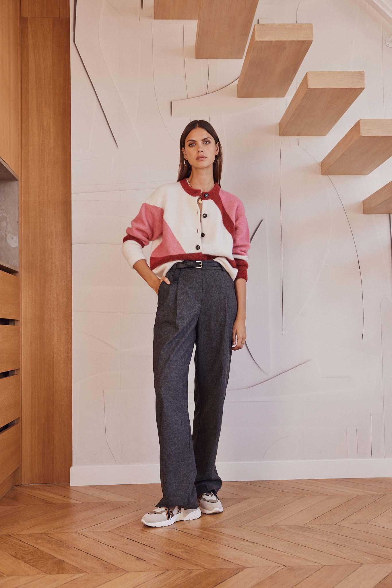 Heather gray John pants by BALZAC PARIS