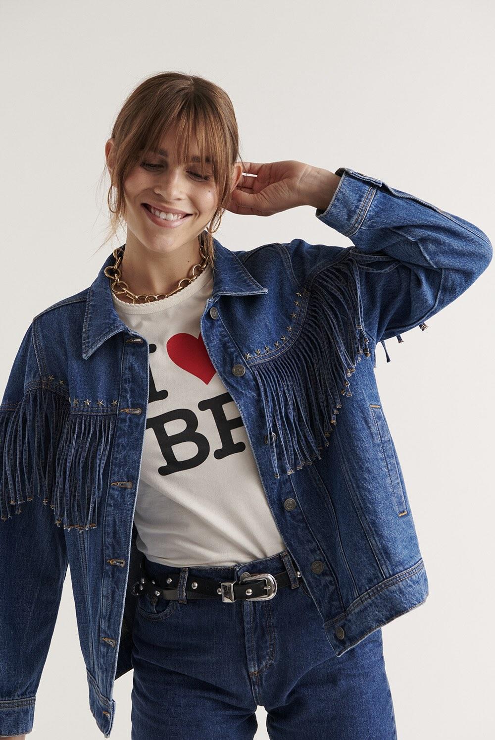 Holly ultramarine blue jacket by BALZAC PARIS
