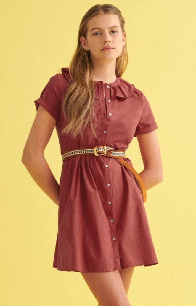 Hugo short brick dress by BALZAC PARIS