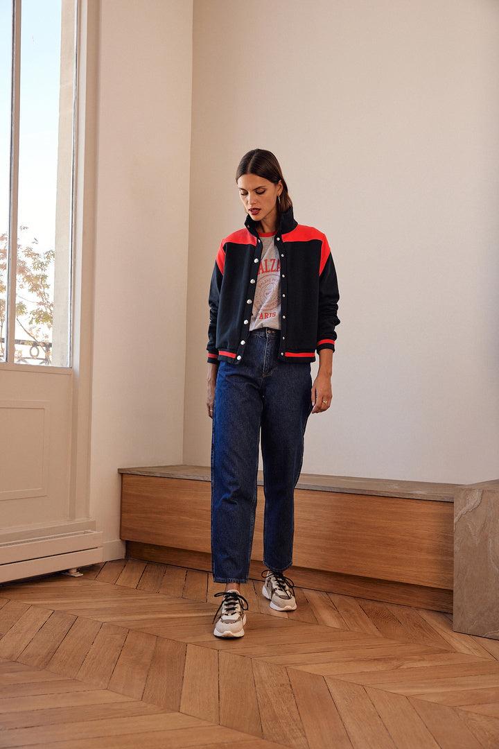 Ink blue Vallon jeans by BALZAC PARIS
