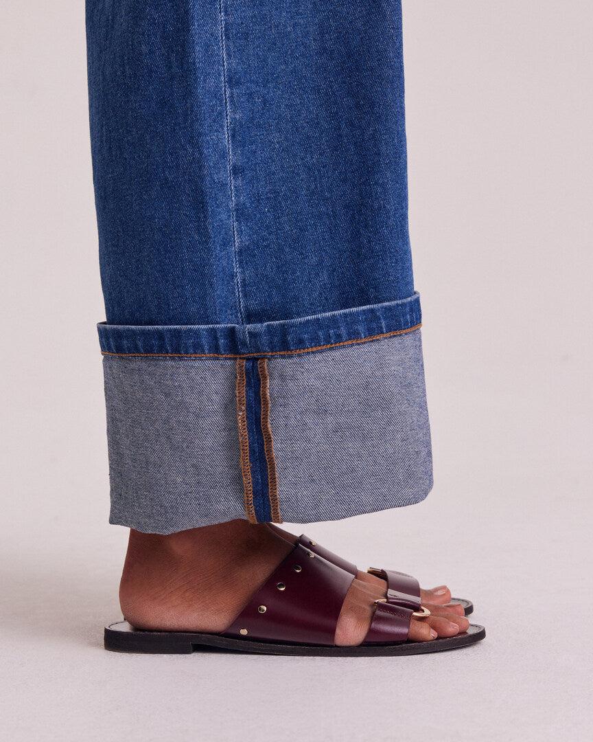 Iolanda wine-colored sandals by BALZAC PARIS