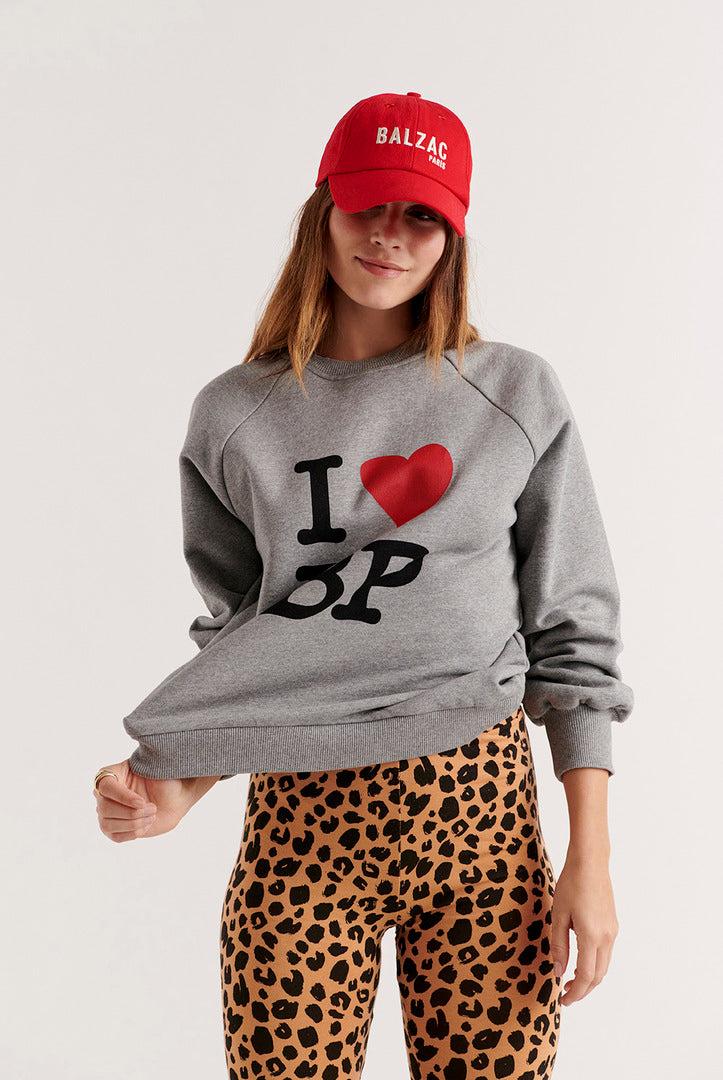 Jack I Love BP gray sweatshirt by BALZAC PARIS