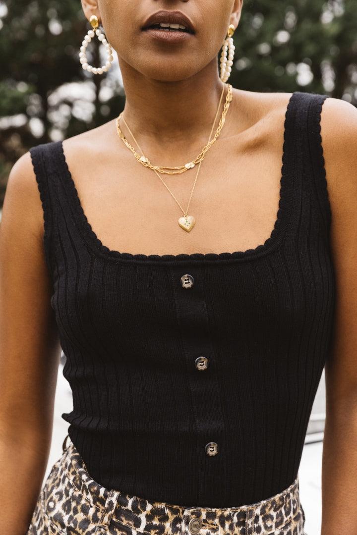 Jana black top by BALZAC PARIS
