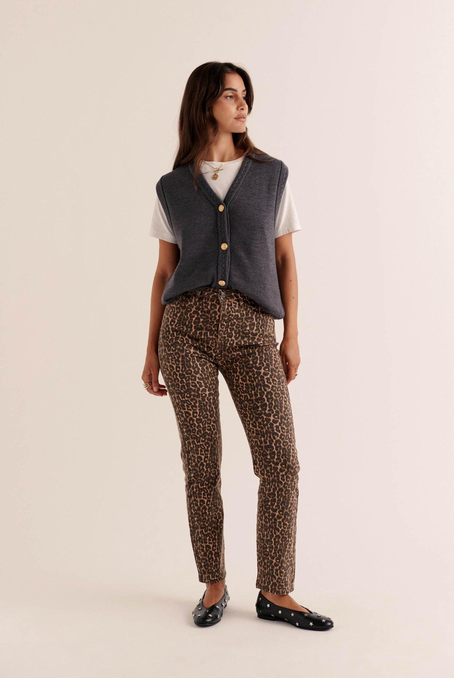 Jean Austin Leopard Coffee by BALZAC PARIS