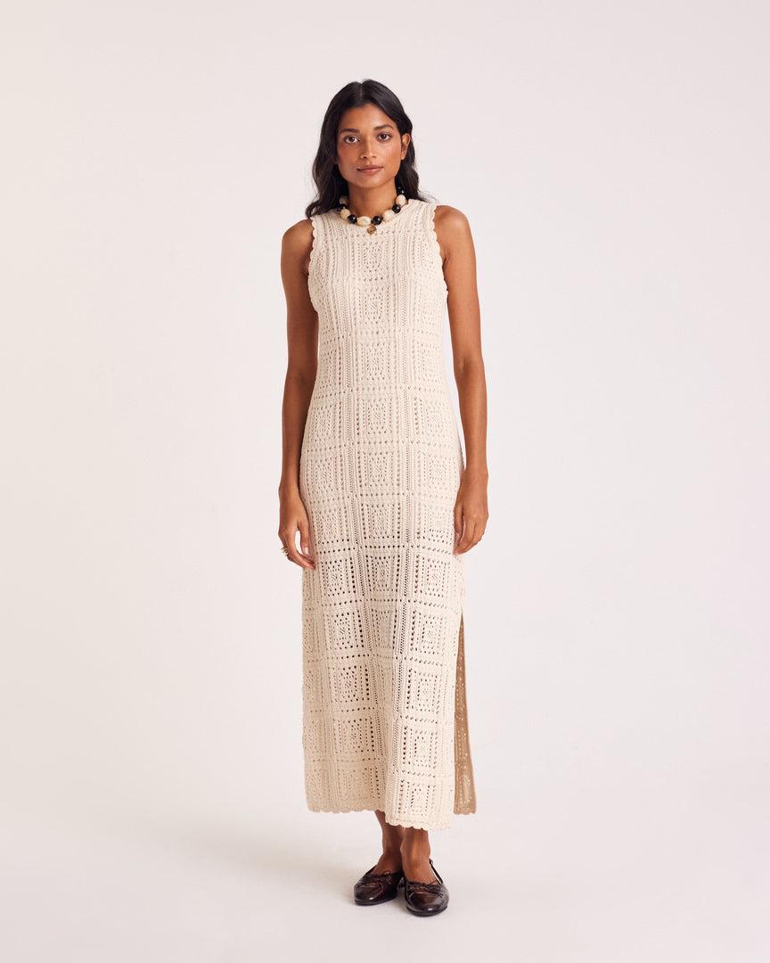 Josy ecru dress by BALZAC PARIS
