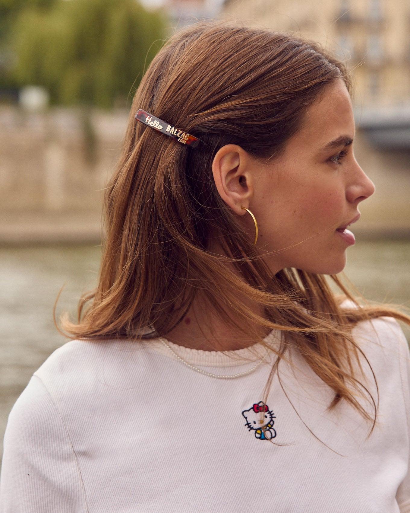 Kathy tortoise and gold barrette by BALZAC PARIS