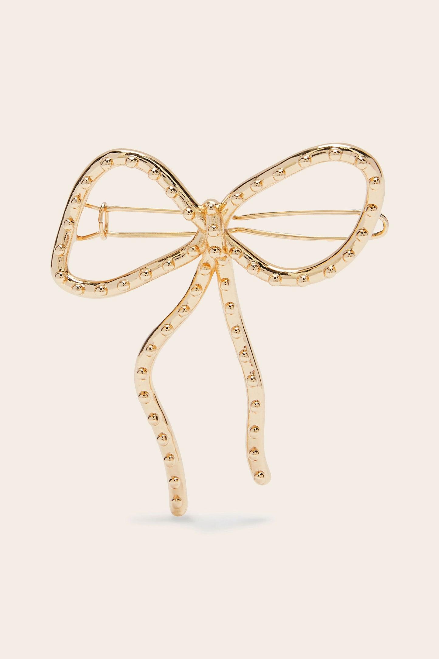 Kyle Gold Barrette by BALZAC PARIS
