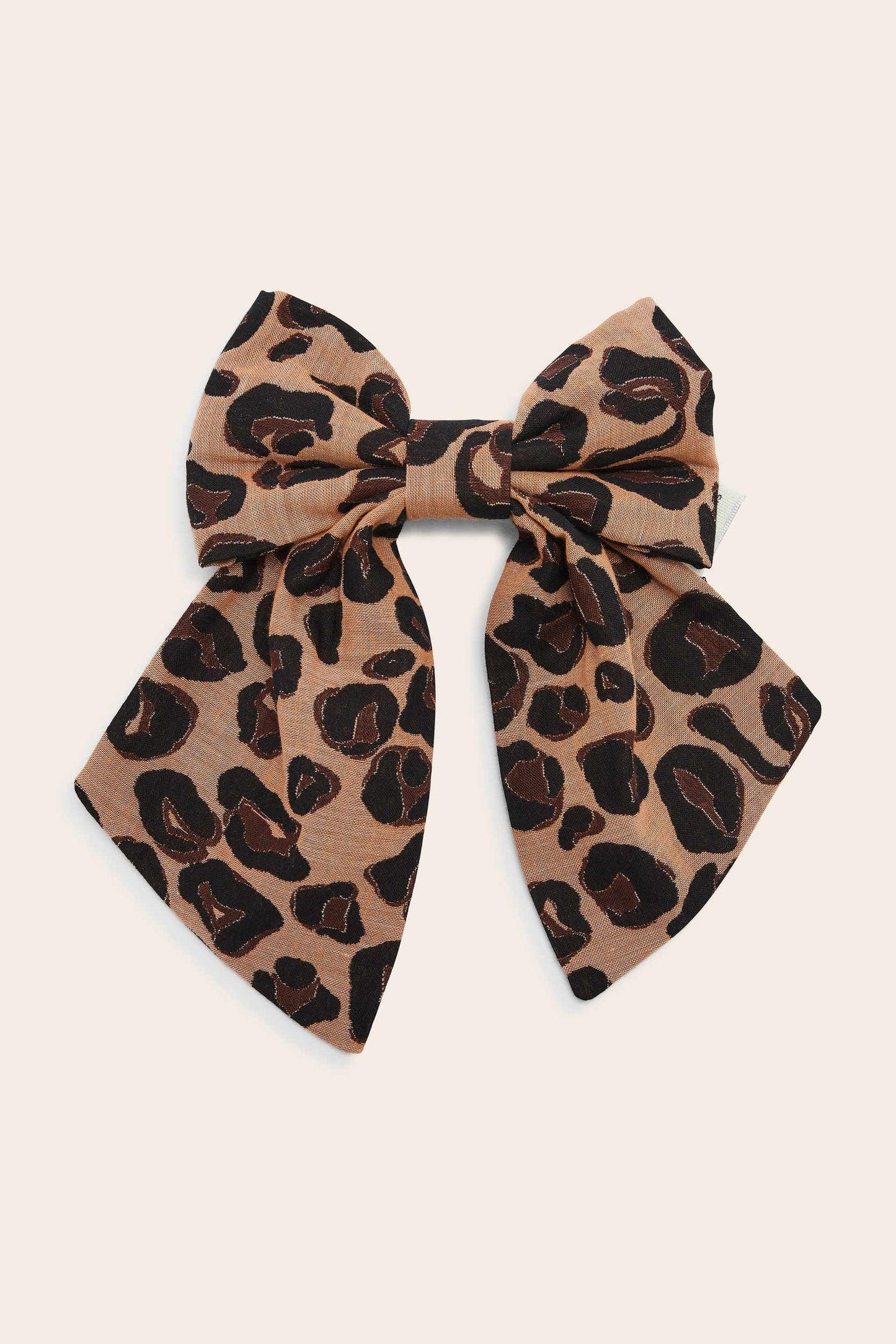 LBB x Balzac leopard Manolito bow by BALZAC PARIS