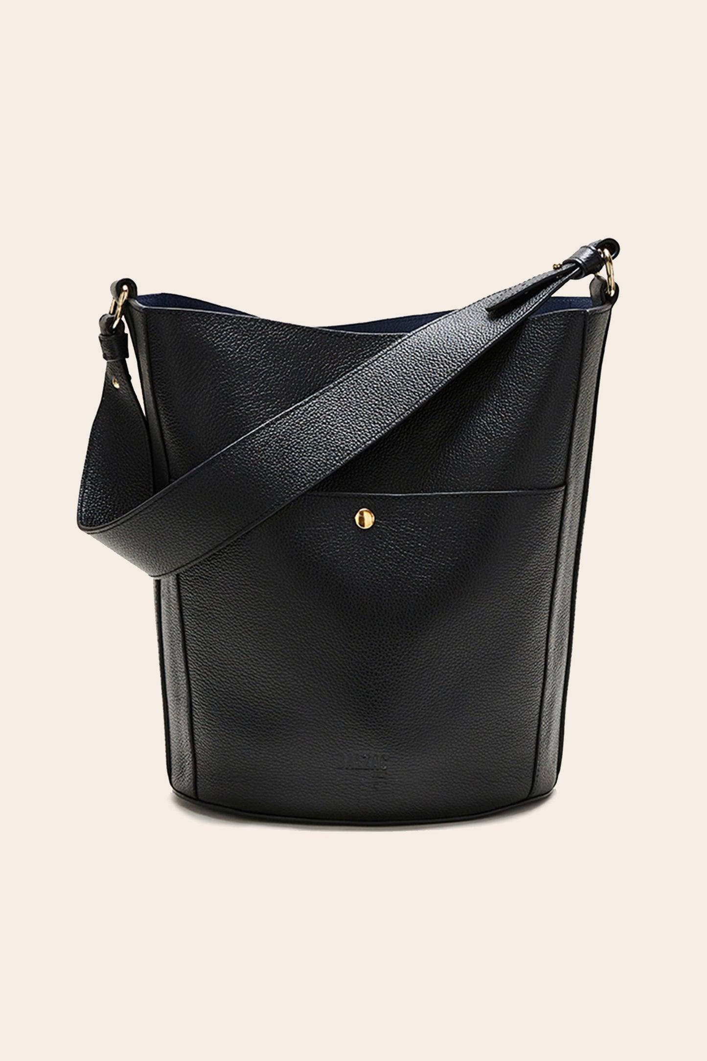 Large Sofia grained black navy interior by BALZAC PARIS