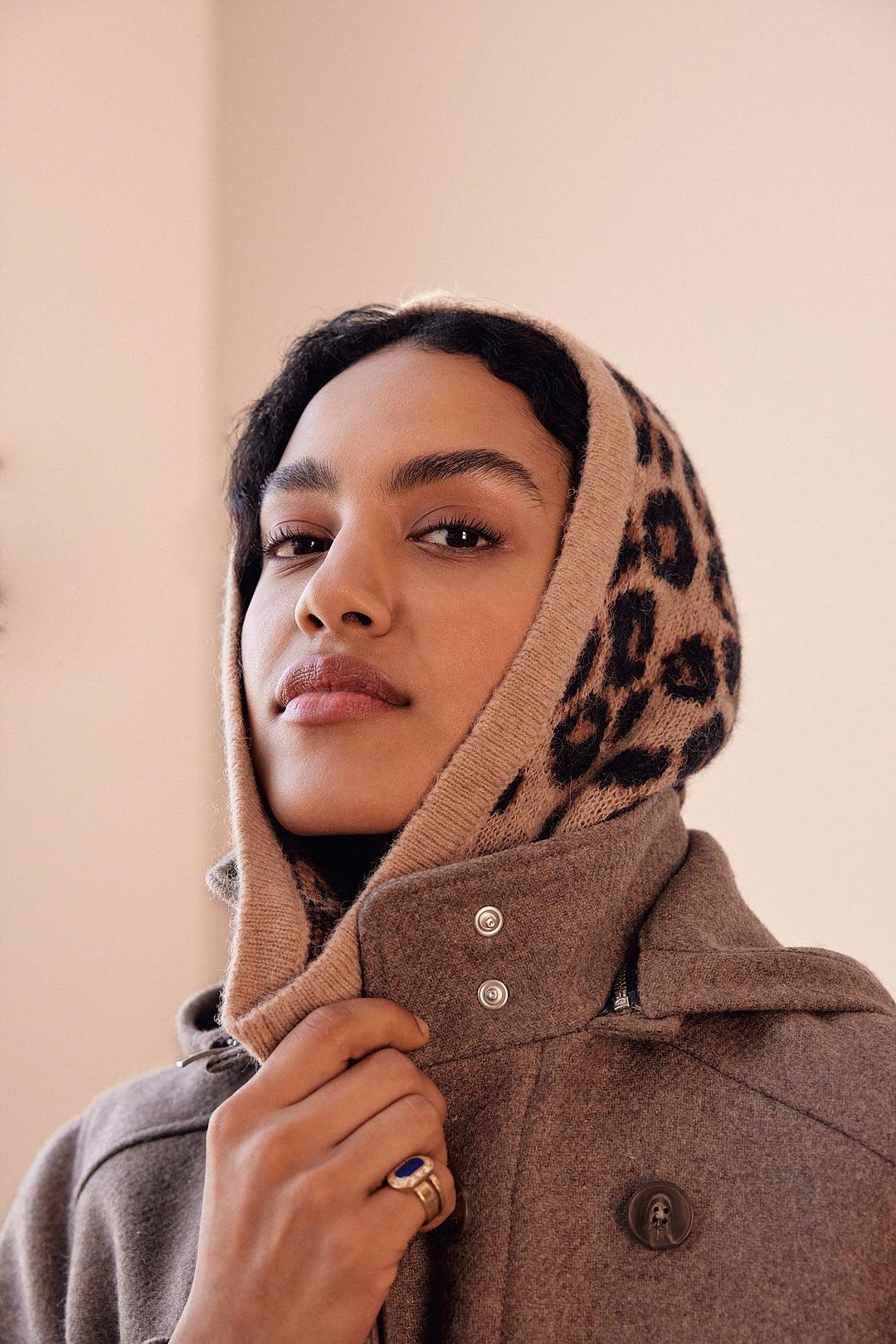 Leopard Pylo balaclava by BALZAC PARIS