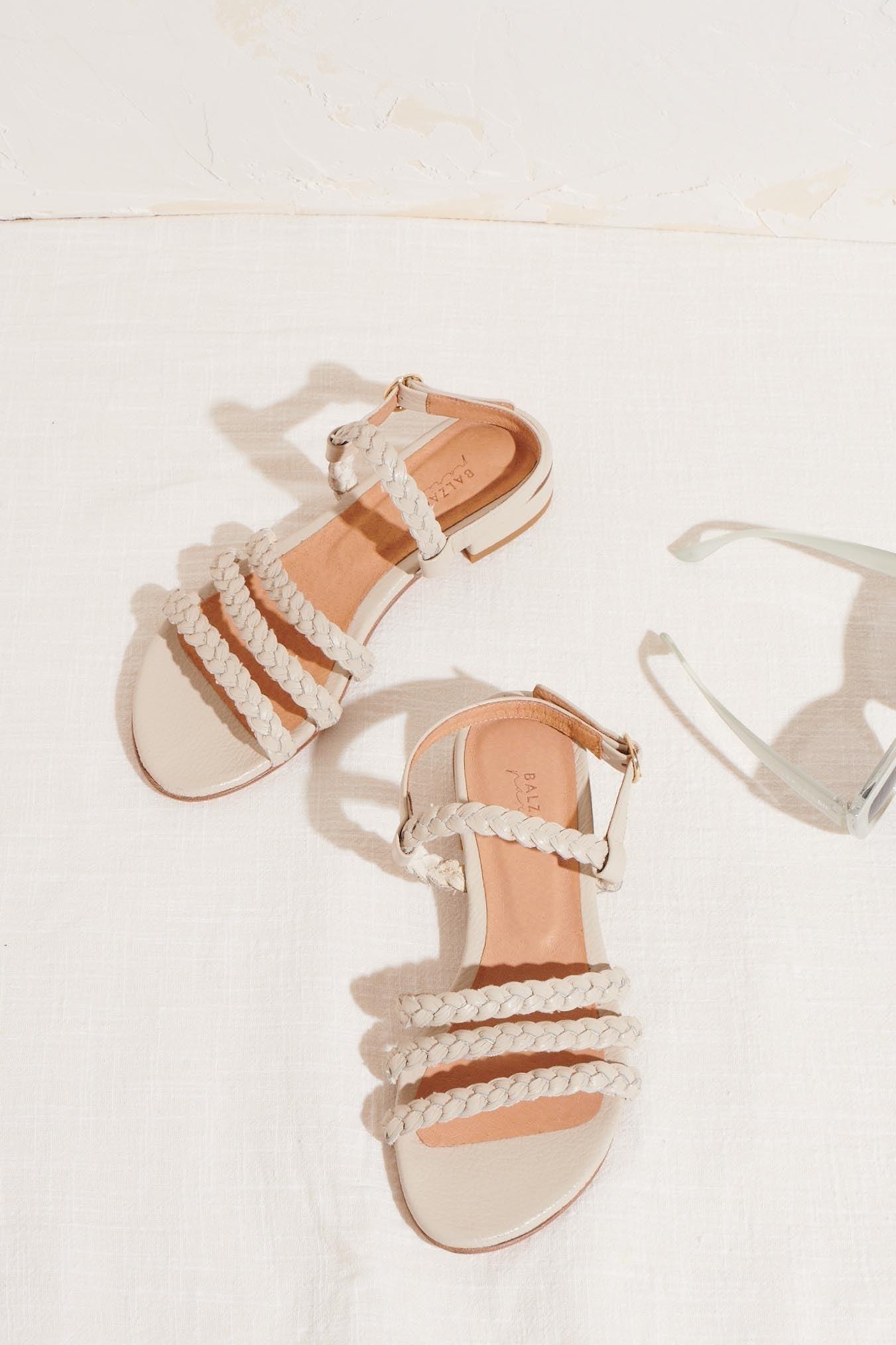 Lilia ecru sandals by BALZAC PARIS