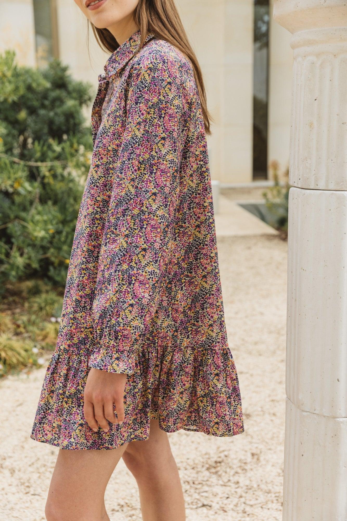 Lily floral print dress by BALZAC PARIS