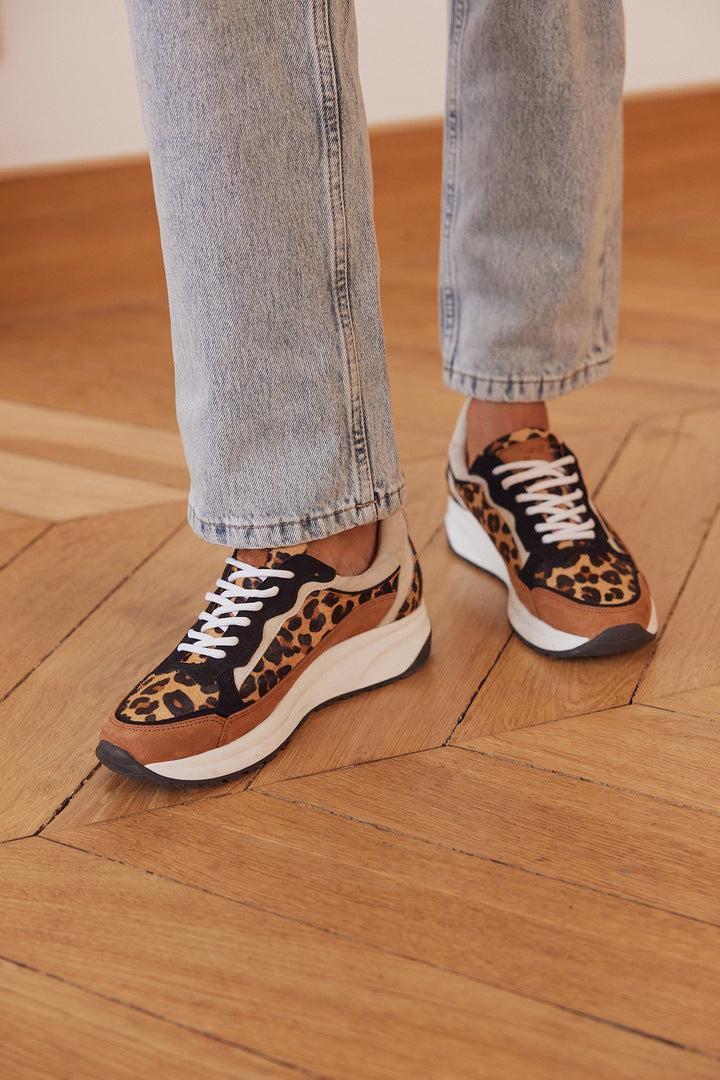 Maximilien leopard sneakers by BALZAC PARIS