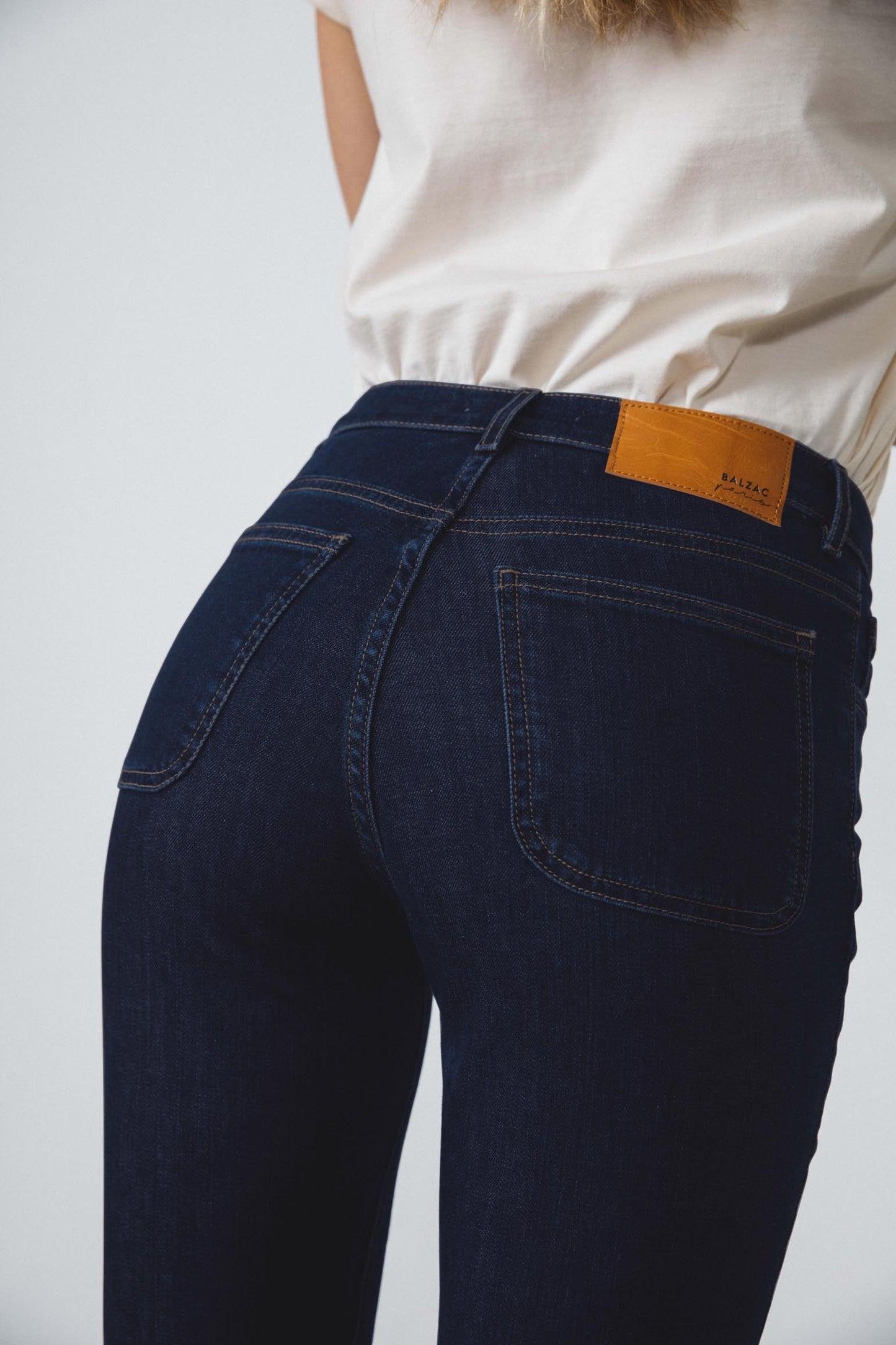 Midnight blue Milann jeans by BALZAC PARIS