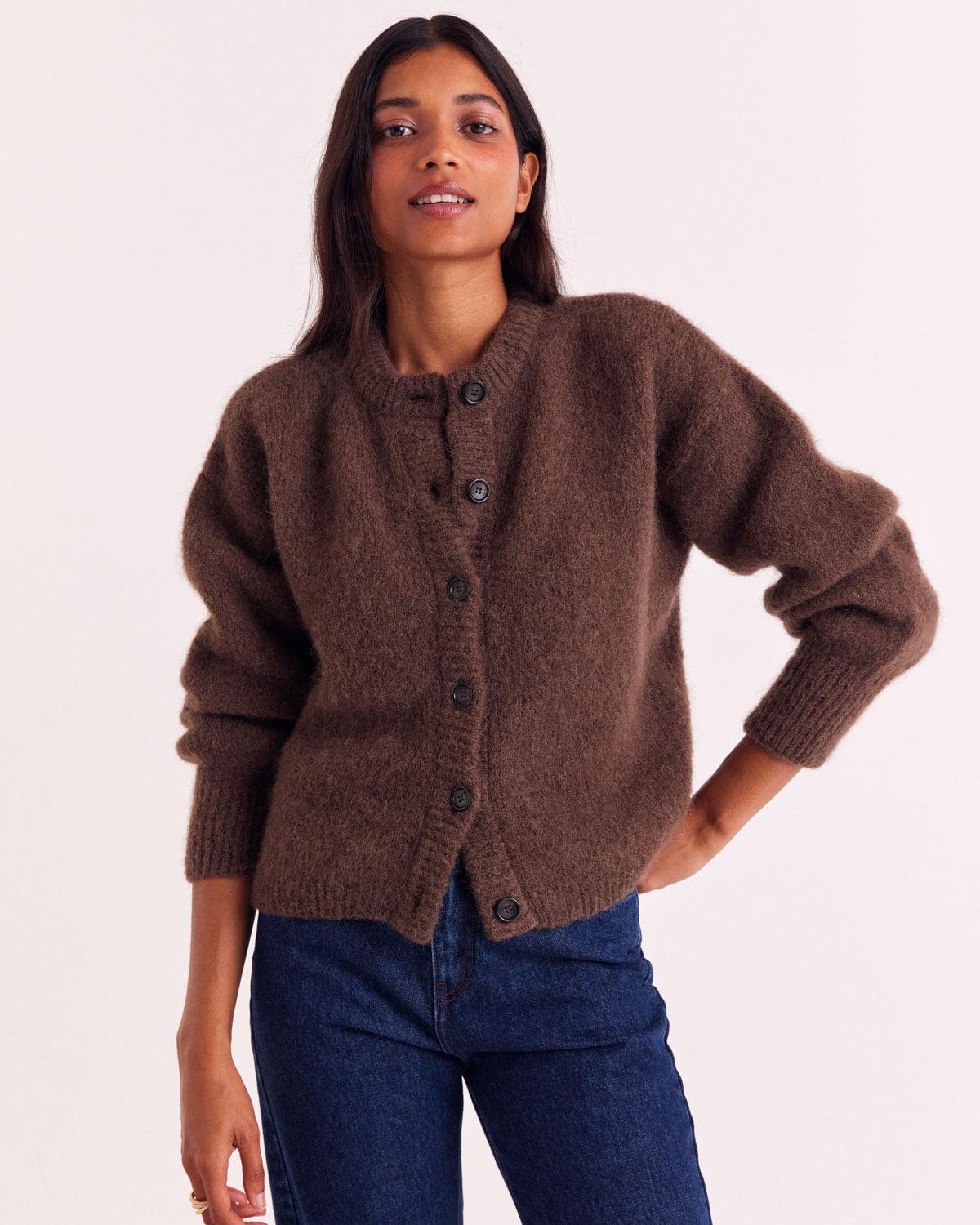 Mocha Douceur Cardigan by BALZAC PARIS