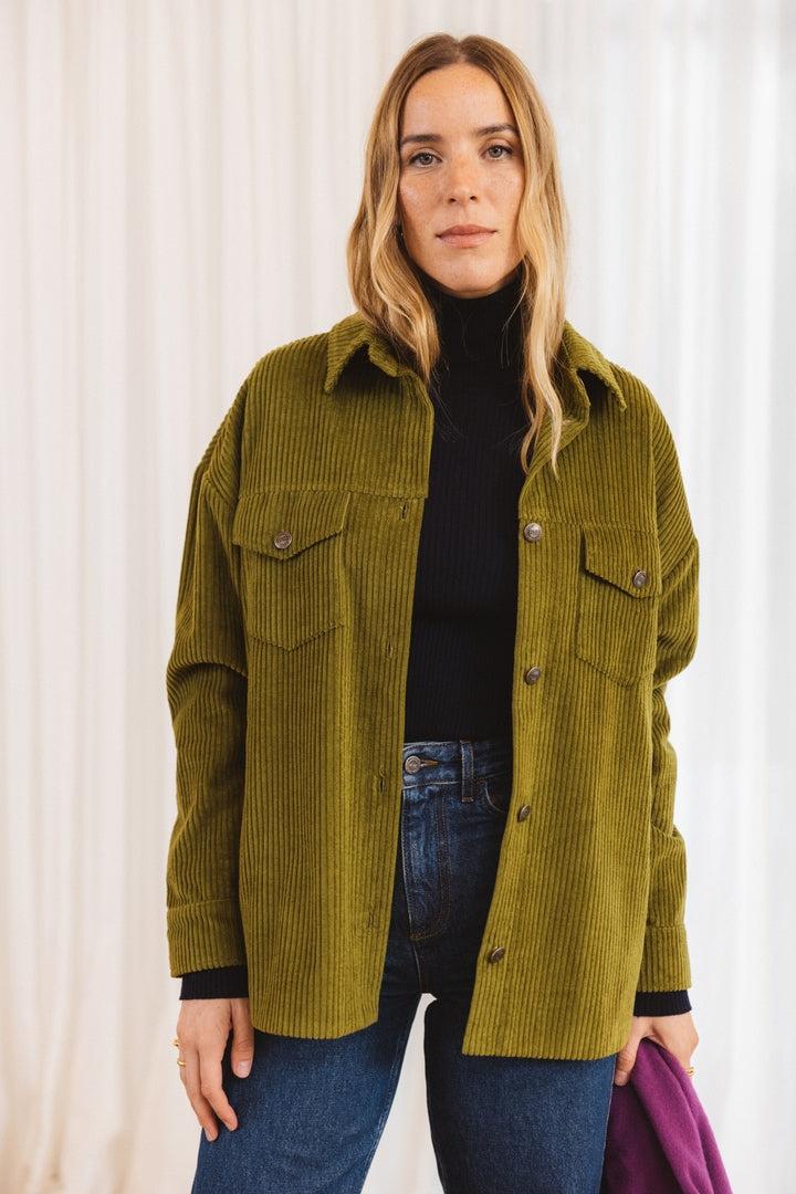 Moss Pumpkin Overshirt by BALZAC PARIS