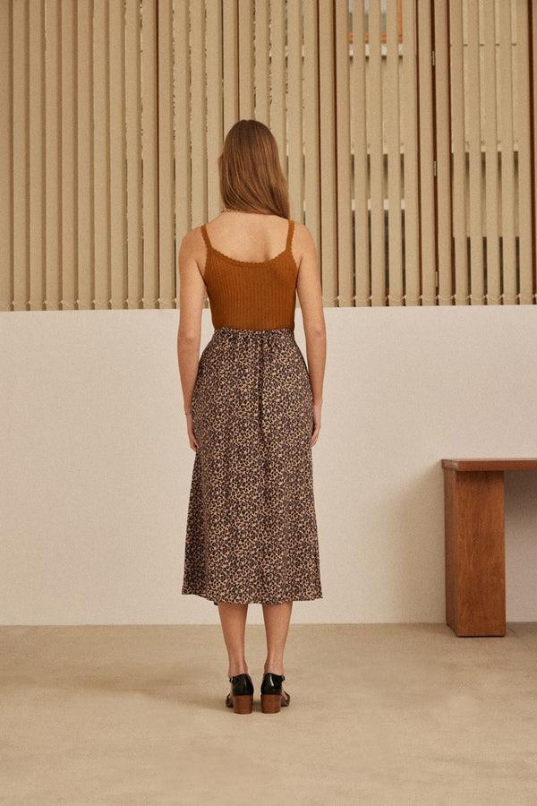 Ocher shell top by BALZAC PARIS