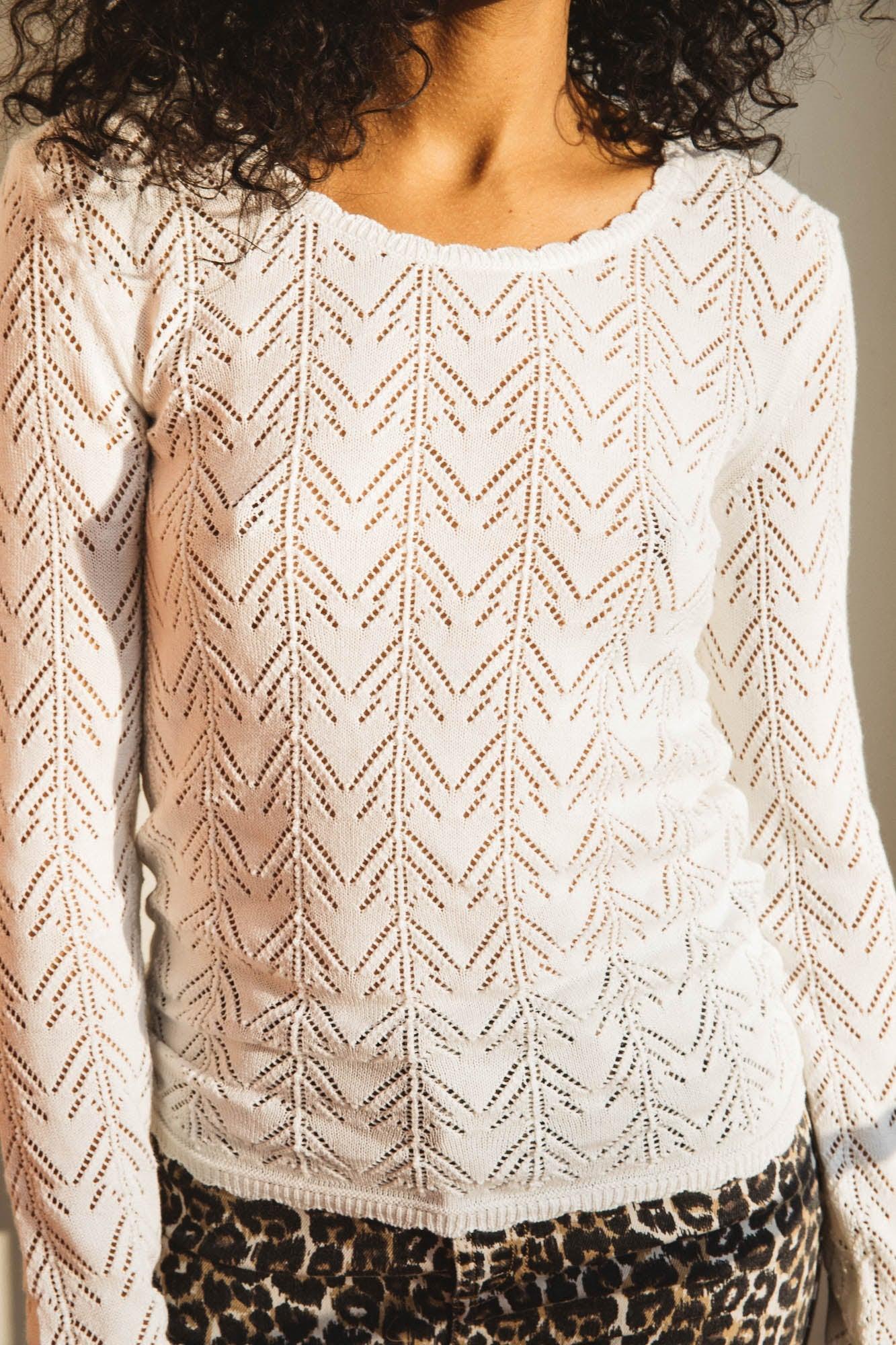 Off-white Maritta top by BALZAC PARIS