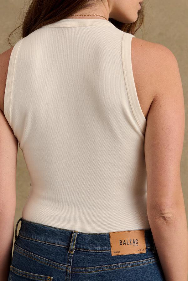 Oria ecru top by BALZAC PARIS