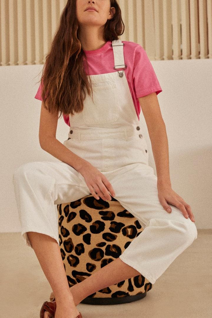 Pearl white Edifice dungarees by BALZAC PARIS