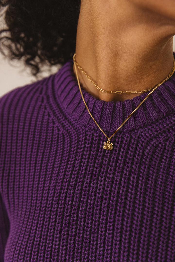 Purple Ruby sweater by BALZAC PARIS
