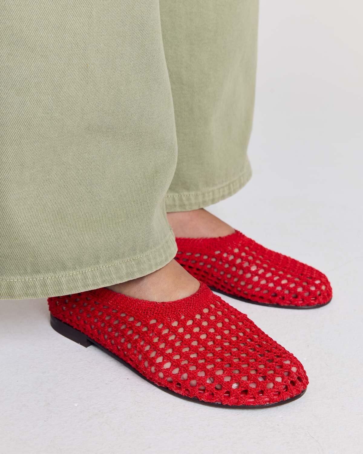 Rita red sandals by BALZAC PARIS