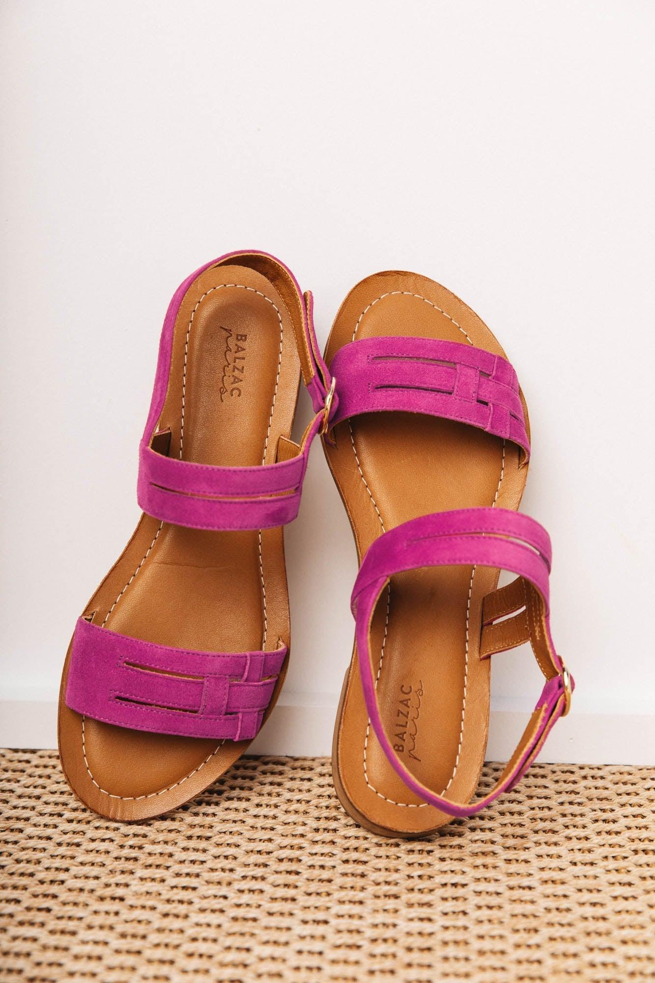 Sandals Isalina fuchsia by BALZAC PARIS
