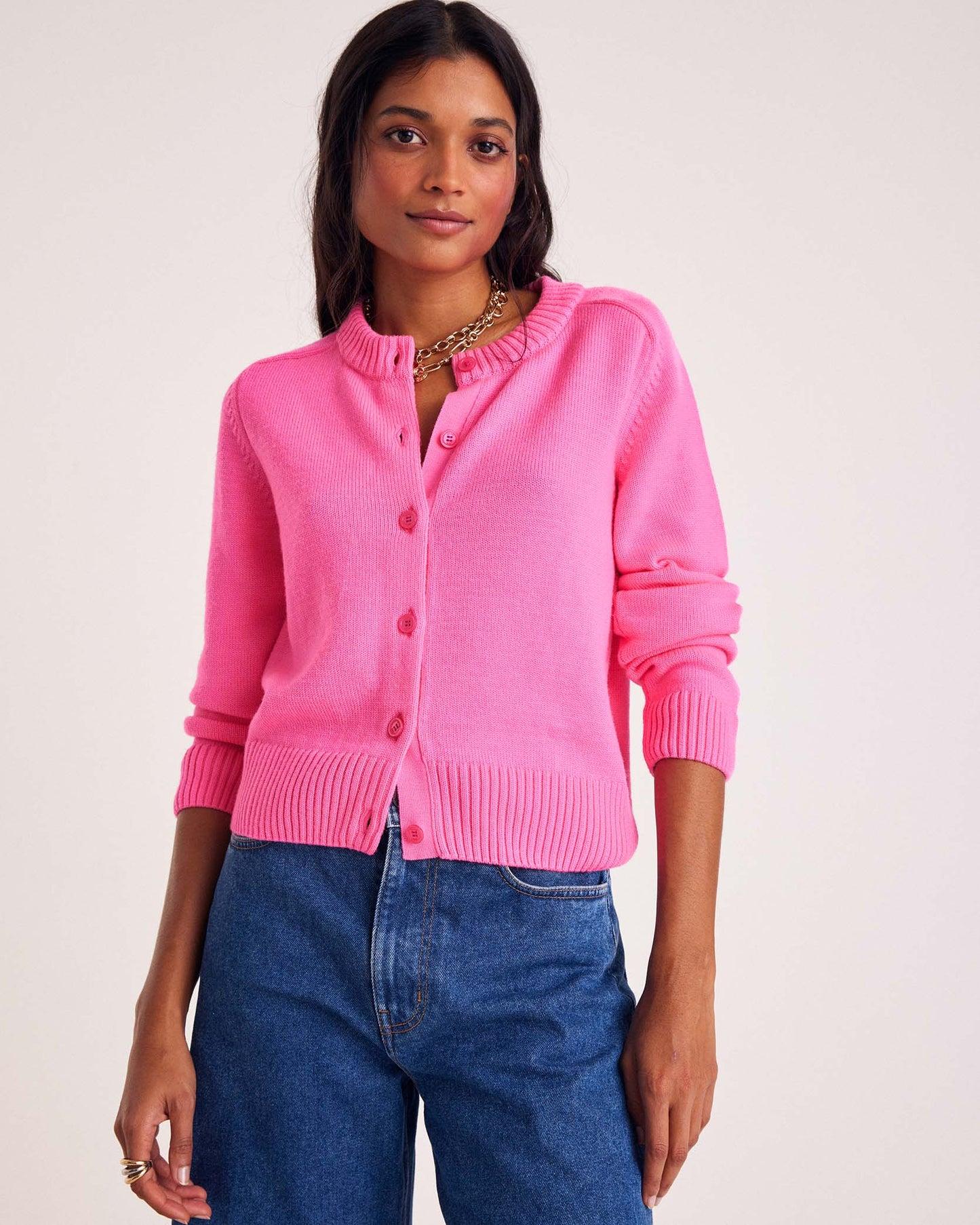 Scott Cardigan Hot Pink by BALZAC PARIS