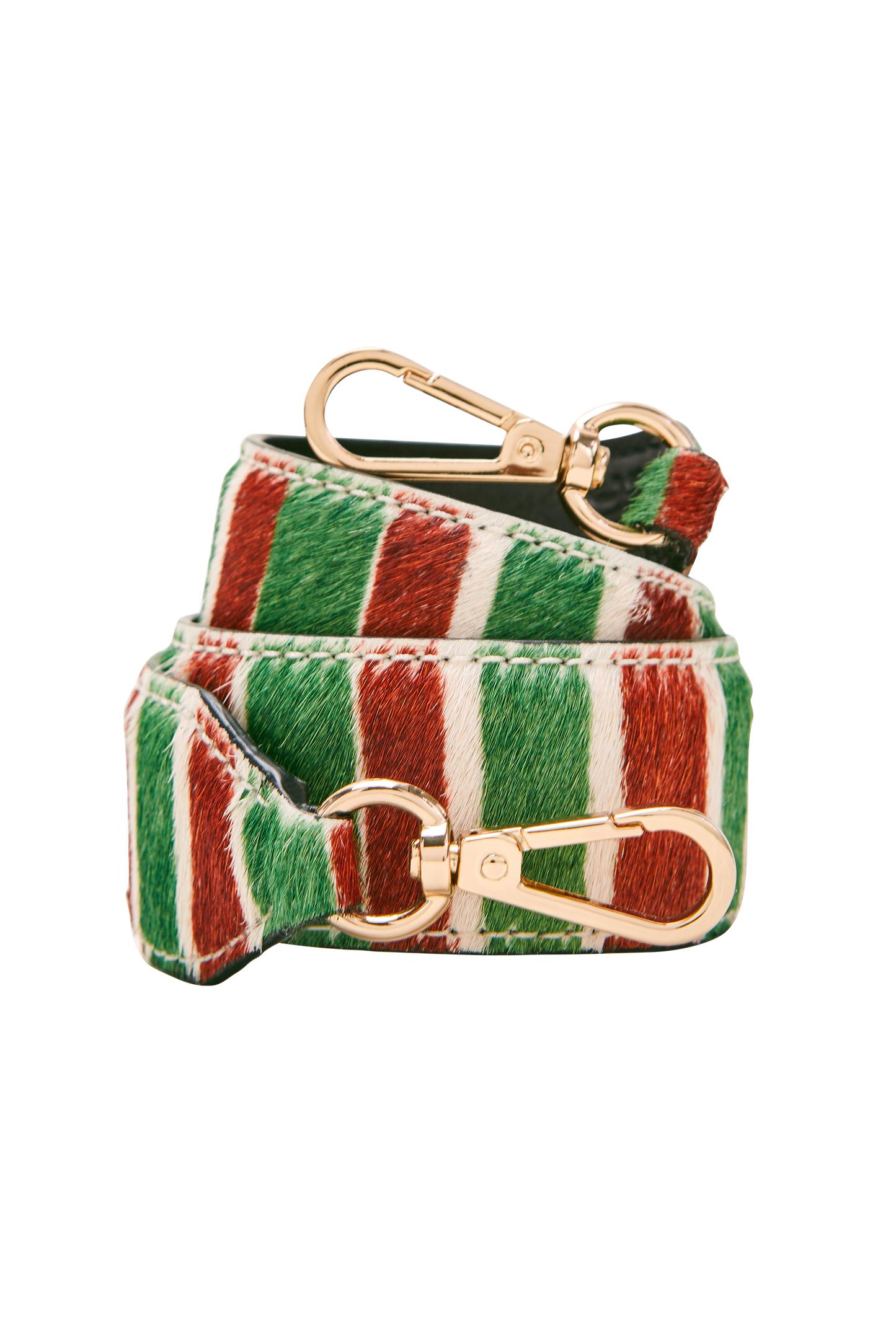 Short red and green striped pony handle by BALZAC PARIS