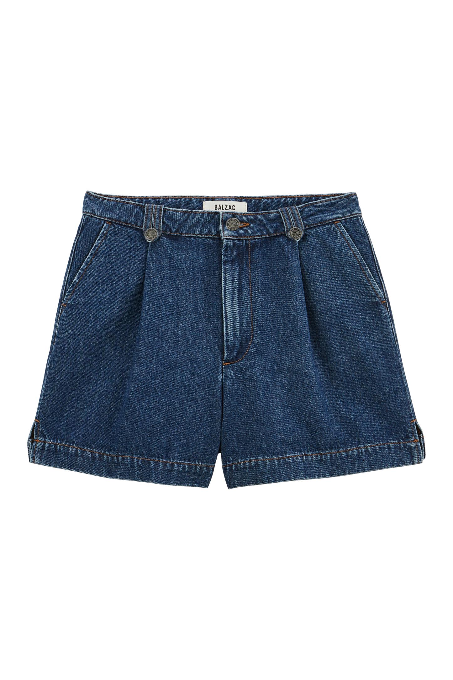 Simon ultramarine blue shorts by BALZAC PARIS