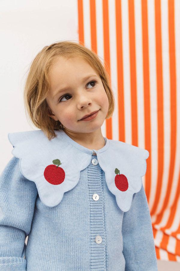 Sky blue Prune cardigan by BALZAC PARIS