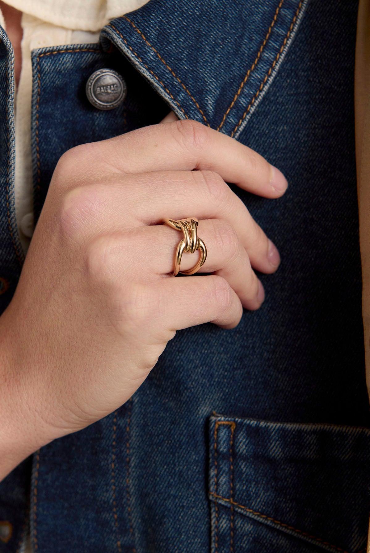 Sorya gold ring by BALZAC PARIS