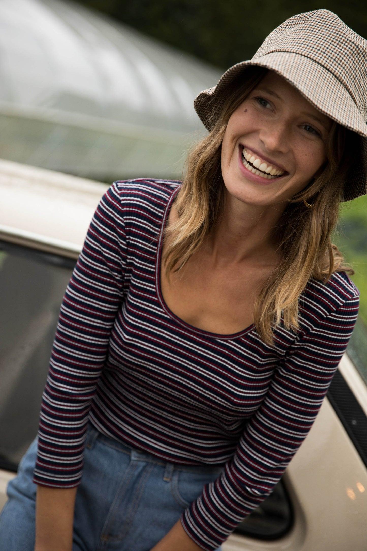 Striped Miro top by BALZAC PARIS
