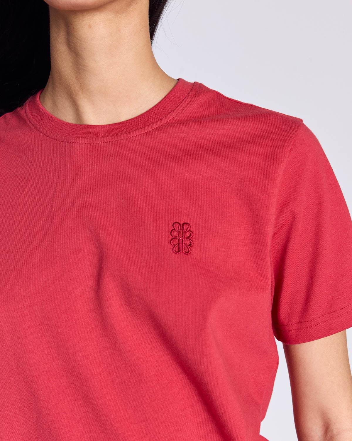 Tee-shirt Bree brodé terracotta by BALZAC PARIS