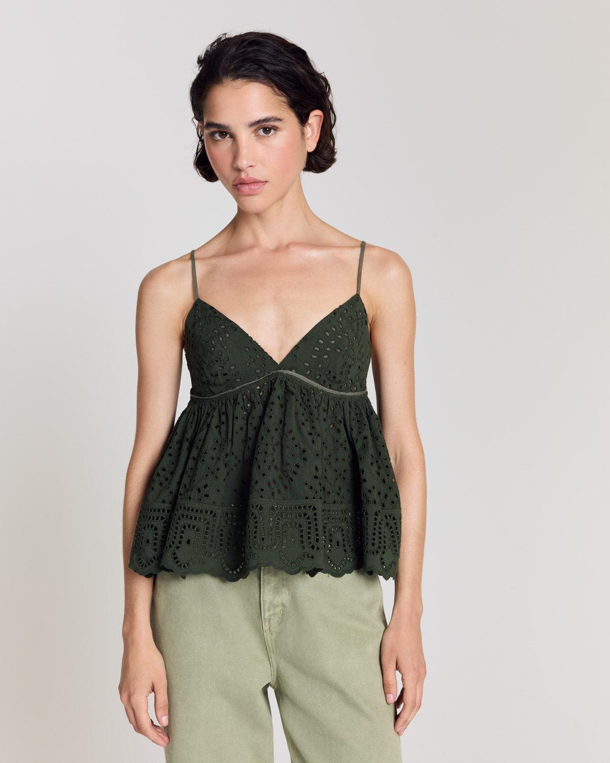 Top Calia khaki by BALZAC PARIS