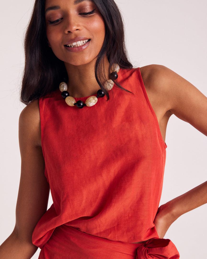 Top Cosi poppy red by BALZAC PARIS