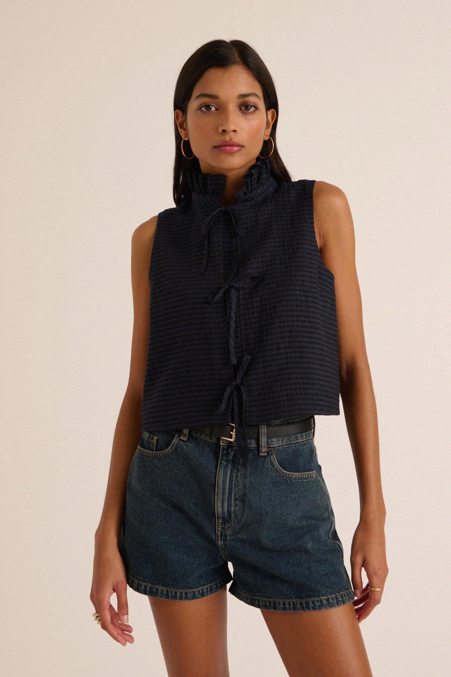 Top Gersende navy by BALZAC PARIS