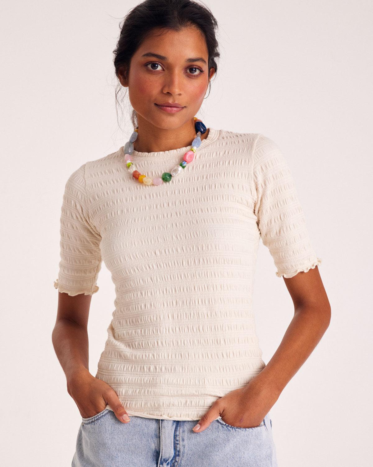 Top Luz ecru by BALZAC PARIS