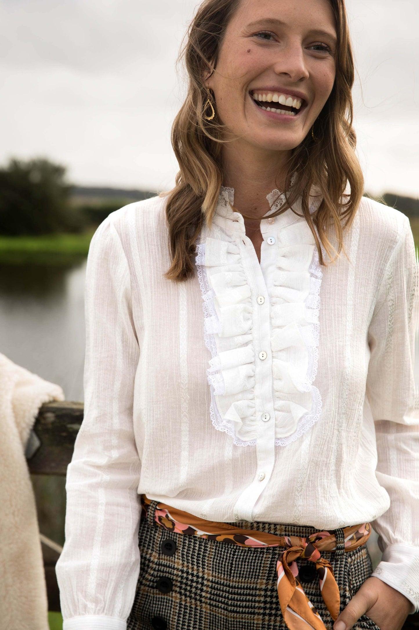 White Dream shirt by BALZAC PARIS