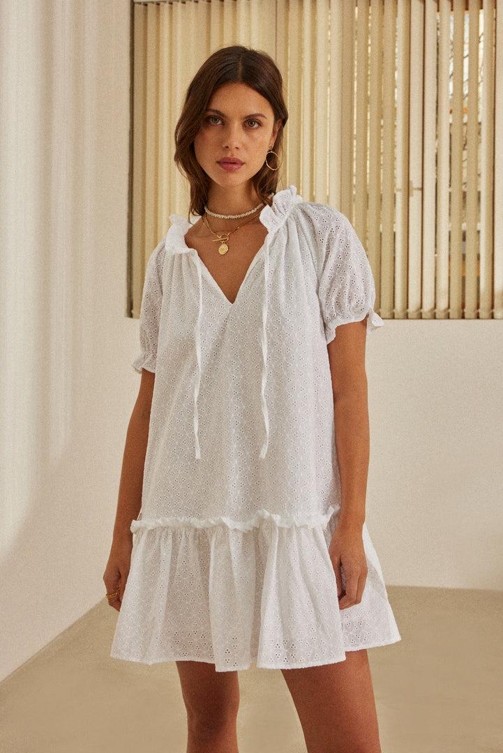 White Sorbet dress by BALZAC PARIS
