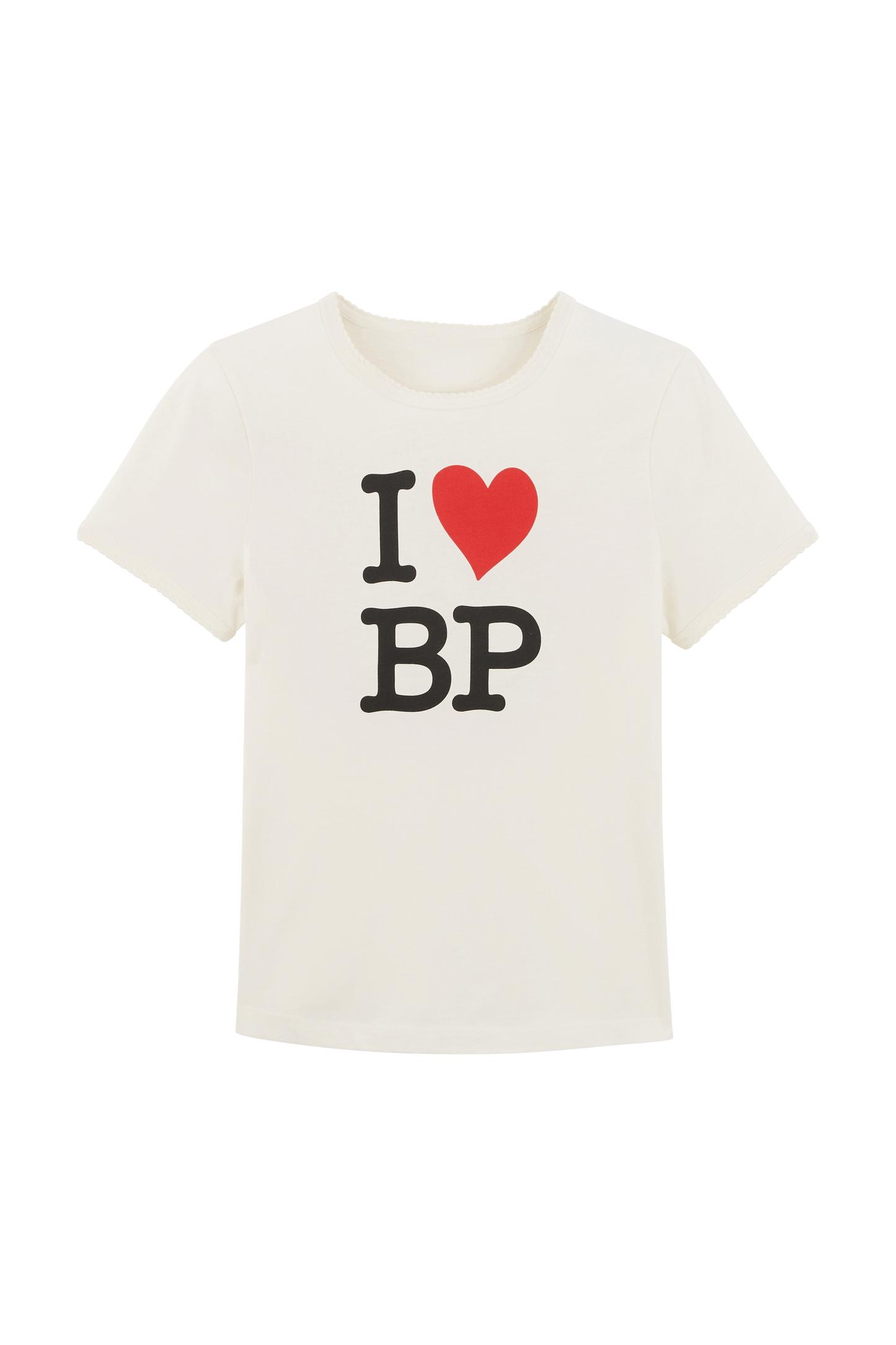 Willow I love Paris white t-shirt by BALZAC PARIS
