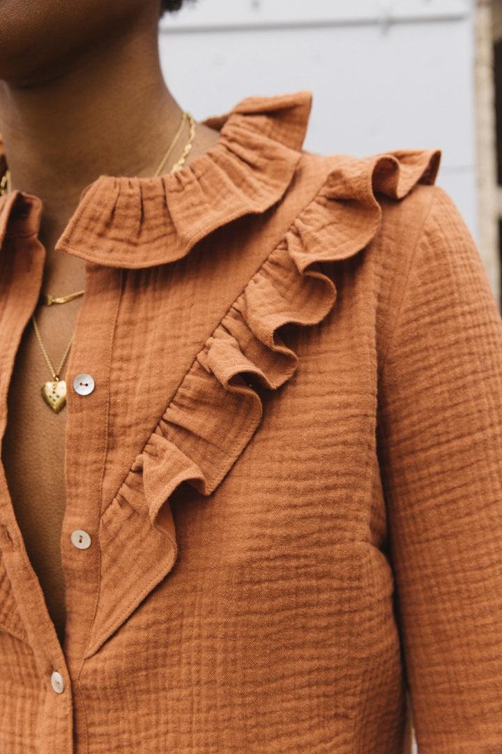 Zora coffee shirt by BALZAC PARIS