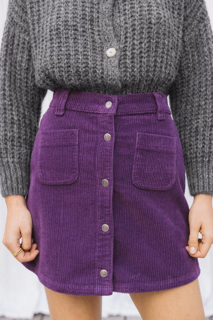 purple tommy skirt by BALZAC PARIS