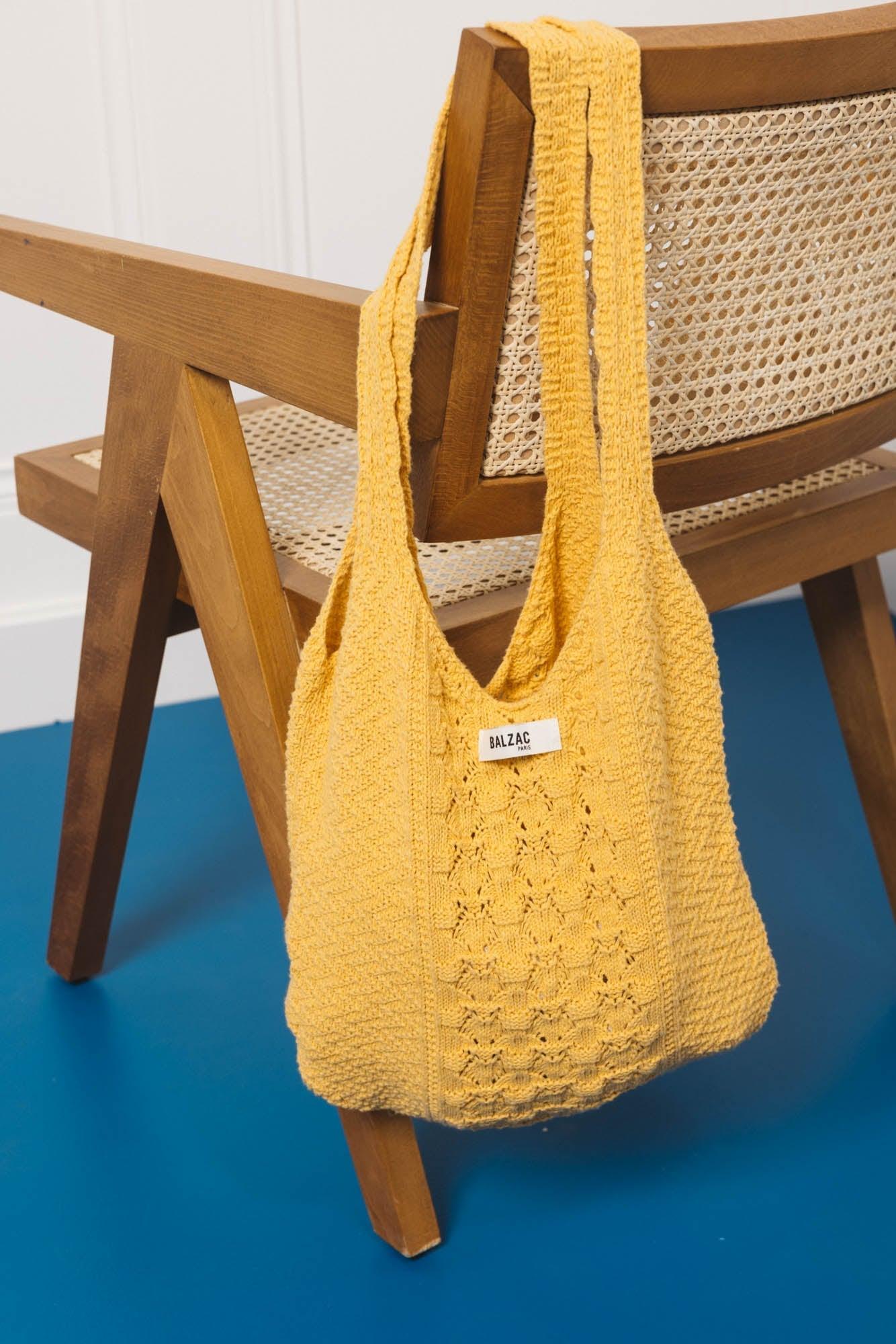 yellow playa bag by BALZAC PARIS