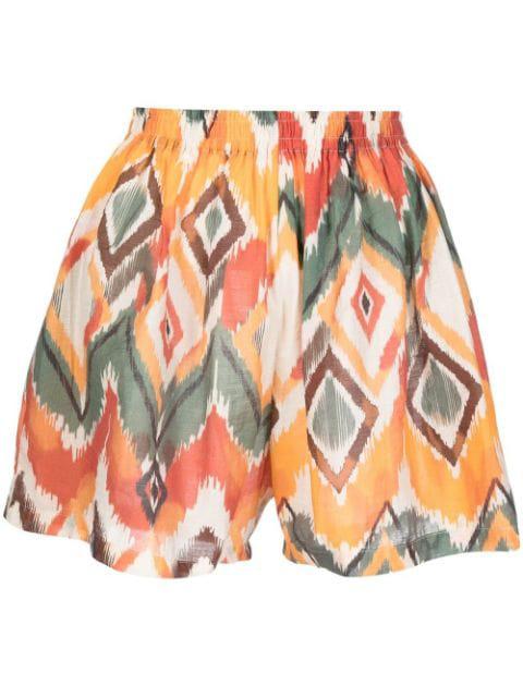 Argentina geometric shorts by BAMBAH