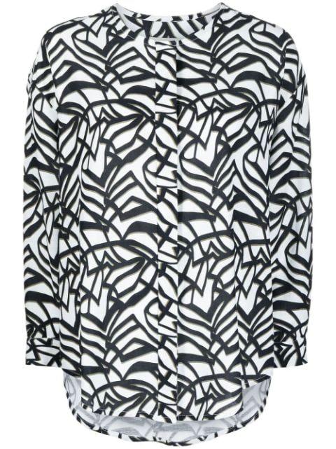 Geometric-print Cairo shirt by BAMBAH