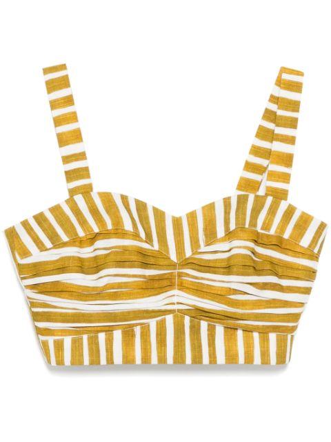 Olivia striped bustier top by BAMBAH