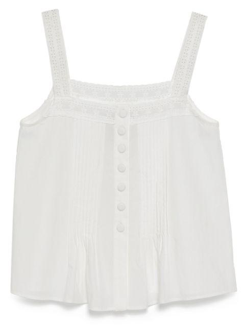 Ritchel lace trim cami vest by BAMBAH